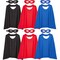 Action Hero Dress Up Capes and Masks Costume Set for Kids (3 Colors, 12 Pieces)